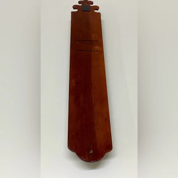 Mid Century Vintage Carl Forslund Solid Cherry Wood Wall Mounting Mail Holder